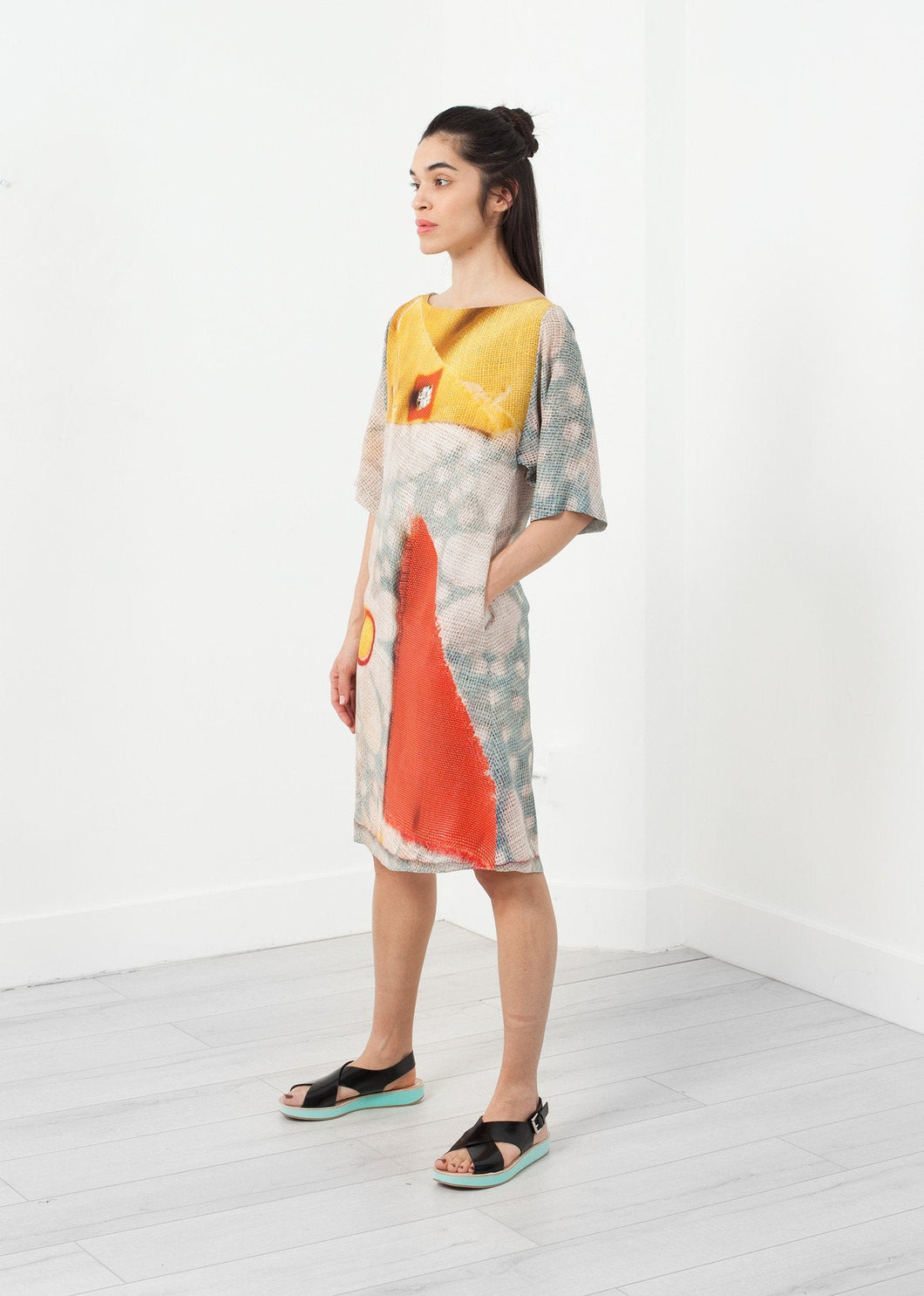 3/4 Sleeve Kimono's Dress new one dsagsdgs