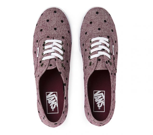 VANS |AUTHENTIC | LO PRO | BURGANDY/WHITE-(3827963625570)