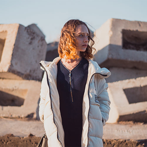 Sleeve Solid Women Parka Jacket