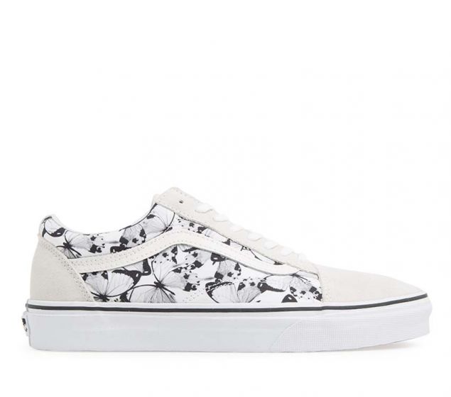 VANS | OLD SKOOL (BUTTERFLY) TRUE WHITE | BLACK-(3827964182626)