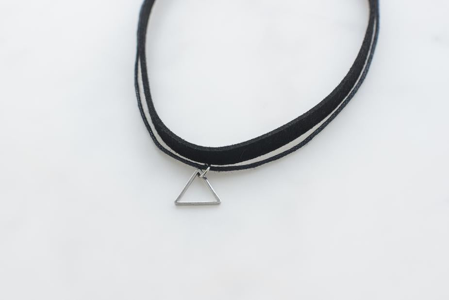 Choker with Triangle-(4371055378530)