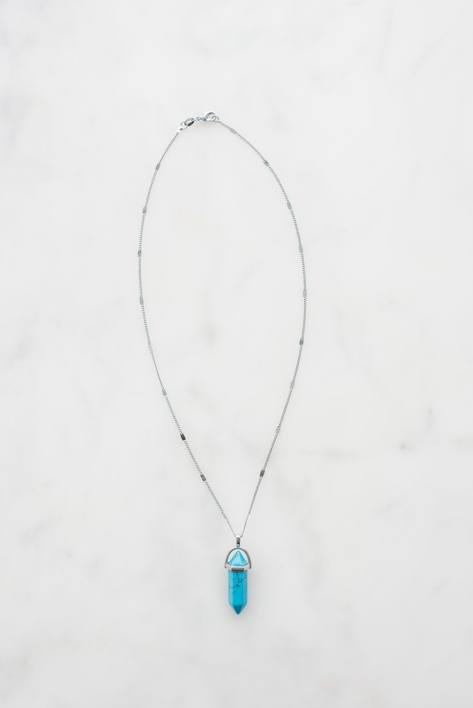 Gemstone Necklace-(4371055509602)