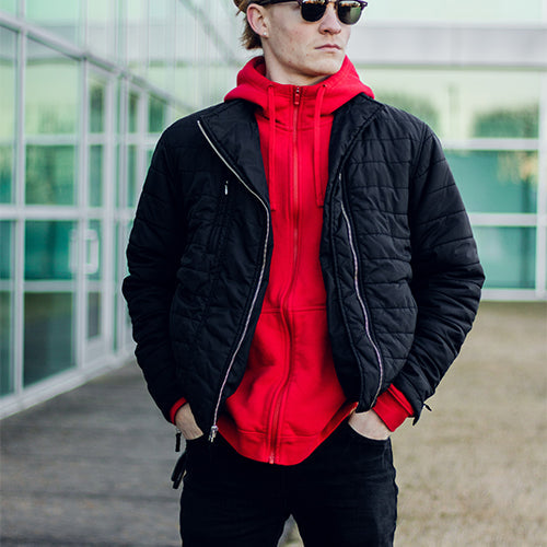 Monsoon jacket with fully coverd